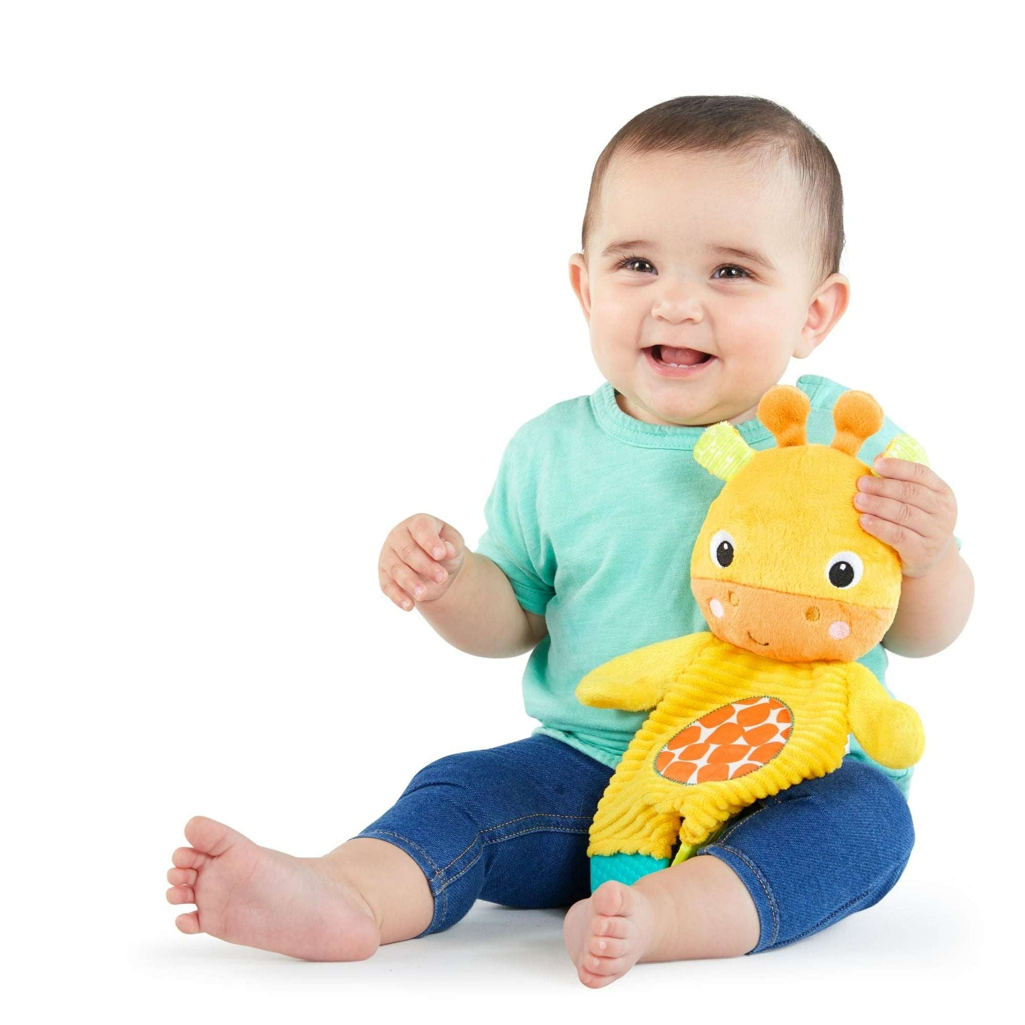 Bright Starts Snuggle & Teethe Plush Teether - Unisex, Ages Newborn +