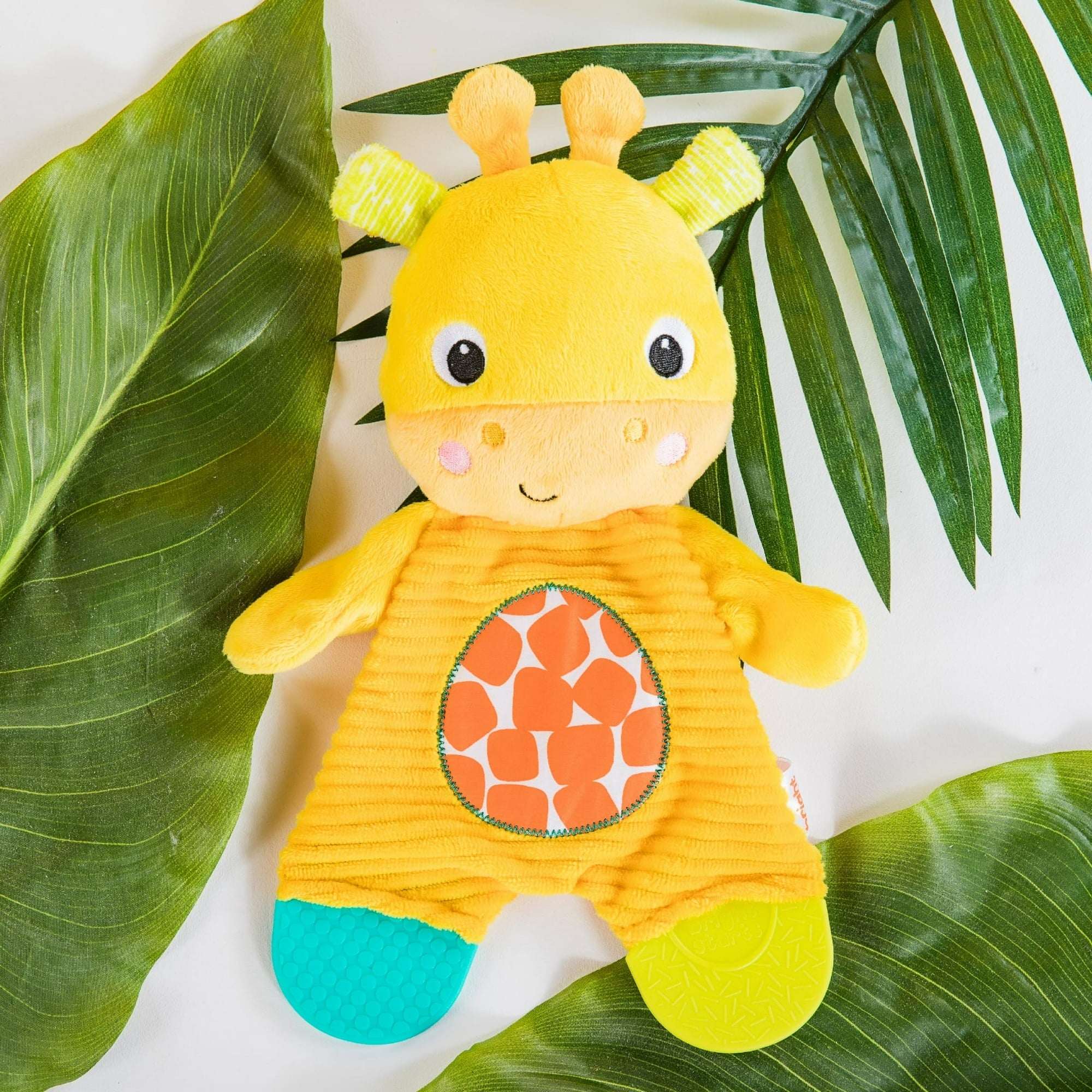 Bright Starts Snuggle & Teethe Plush Teether - Unisex, Ages Newborn +