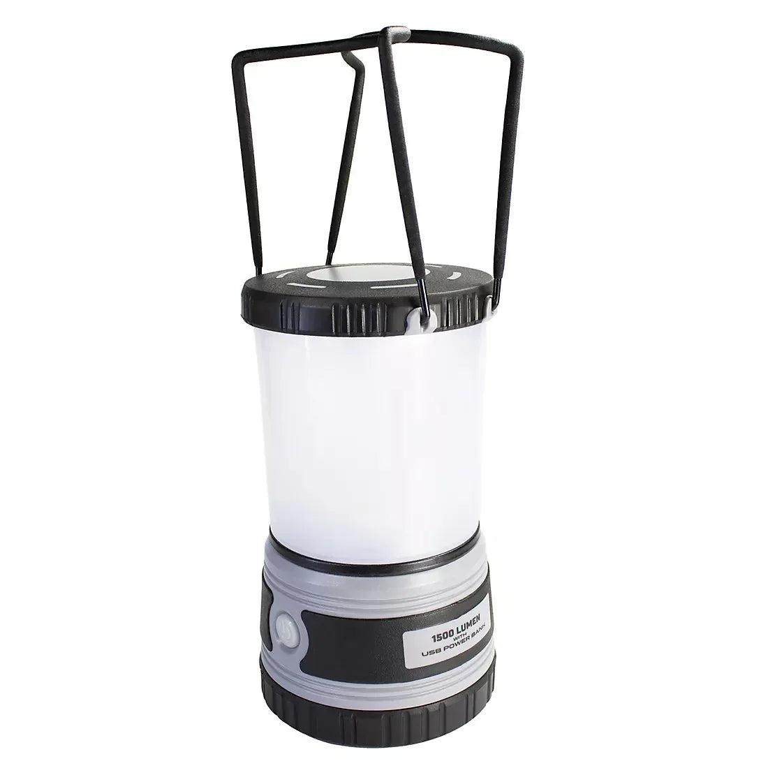 Police Security 1500 Lumen Ultra Bright LED Lantern with USB Charging Station