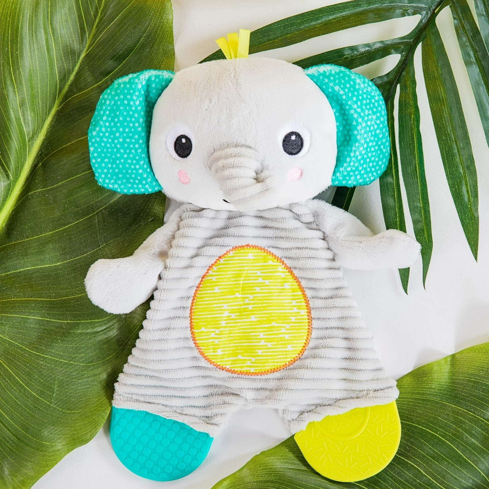 Bright Starts Snuggle & Teethe Plush Teether - Unisex, Ages Newborn +