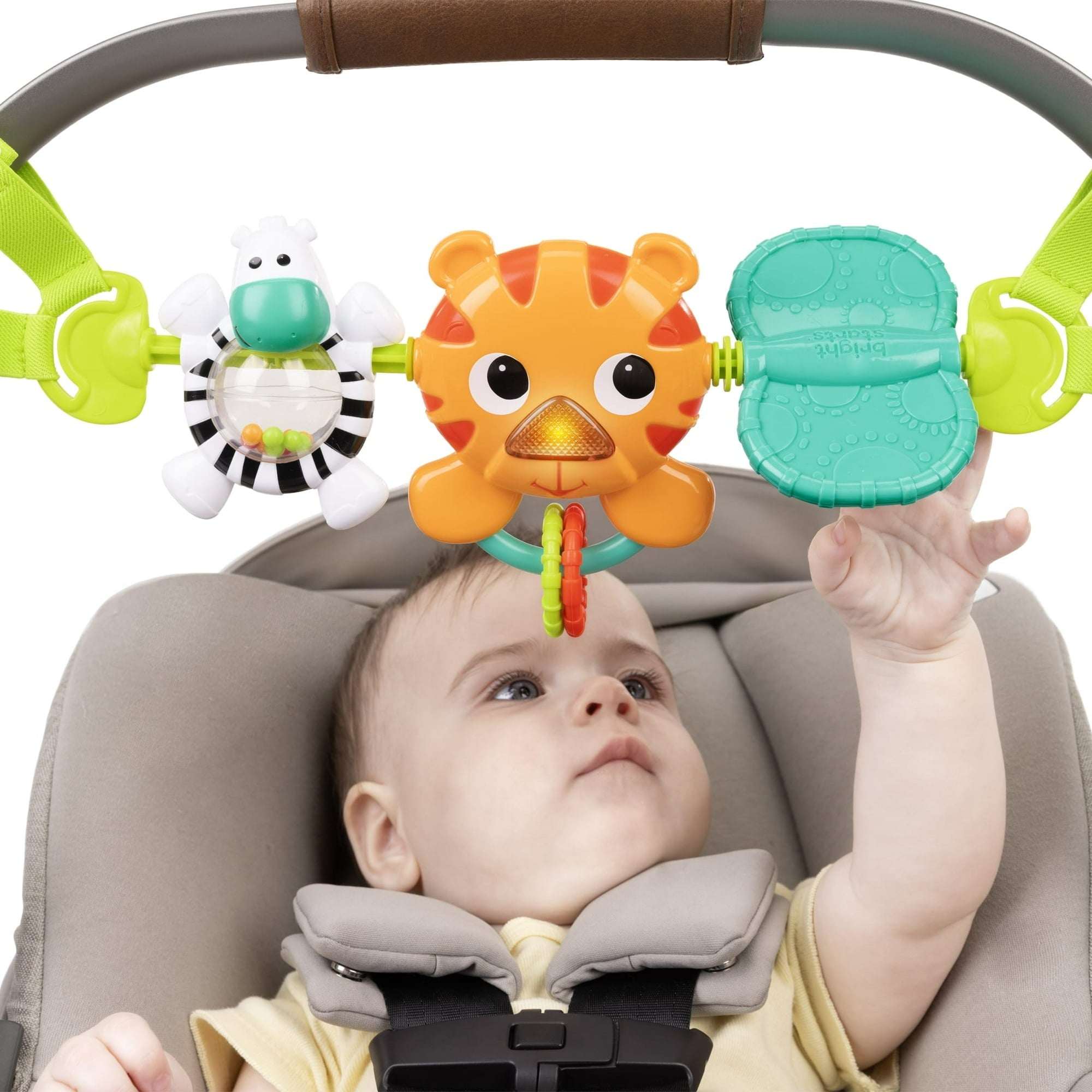Bright Starts Take Along Musical Carrier Baby Activity Toy Bar, Ages Newborn +