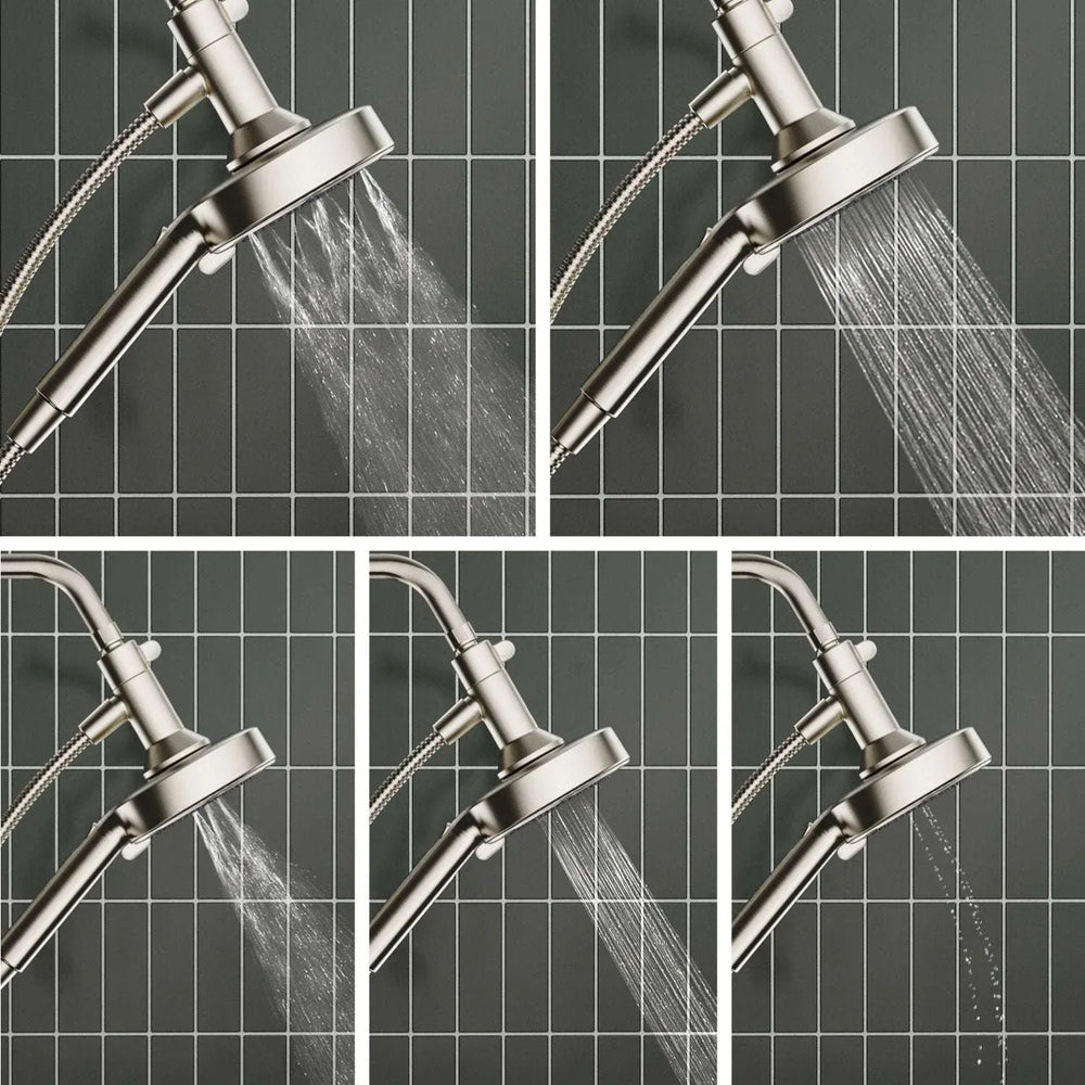 Brondell Nebia Merritt 5-setting Handheld Shower Head with HaloNetic Double Docking System - USA MEGA SHOP