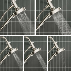 Brondell Nebia Merritt 5-setting Handheld Shower Head with HaloNetic Double Docking System