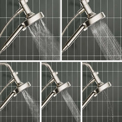 Brondell Nebia Merritt 5-setting Handheld Shower Head with HaloNetic Double Docking System - USA MEGA SHOP