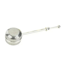 Stainless steel tea infuser scoop with fine mesh ball and long handle