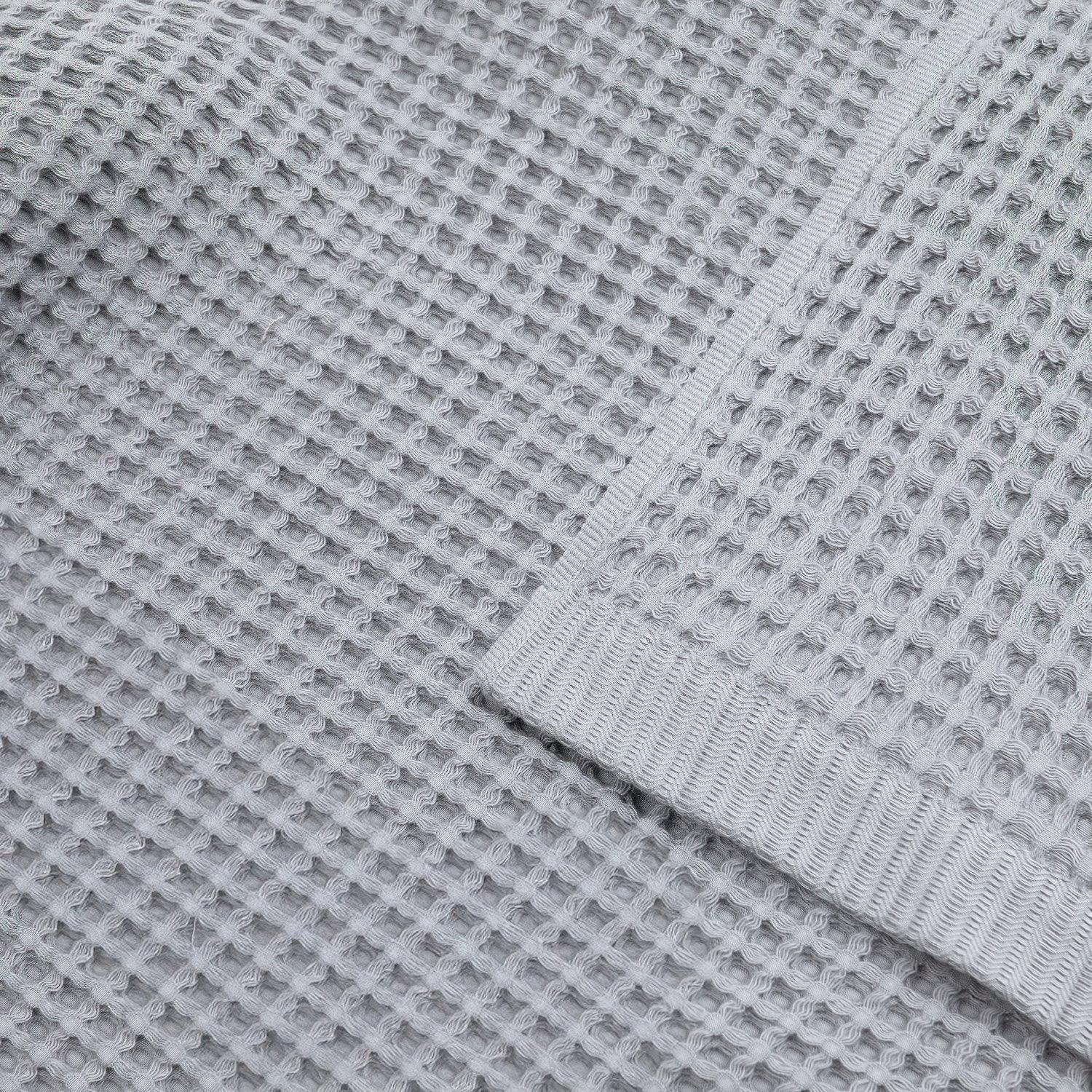 Brooklinen Set of 2 Waffle Bath Towels , 100% Turkish Cotton