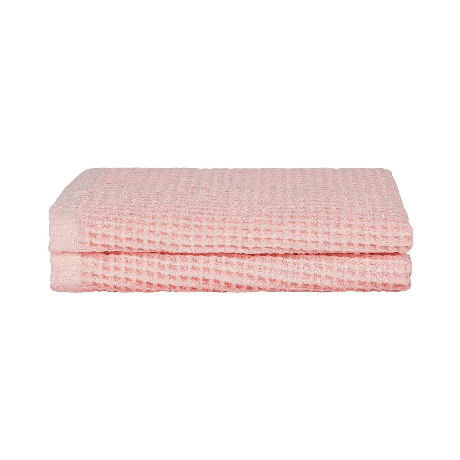 Brooklinen Set of 2 Waffle Bath Towels , 100% Turkish Cotton