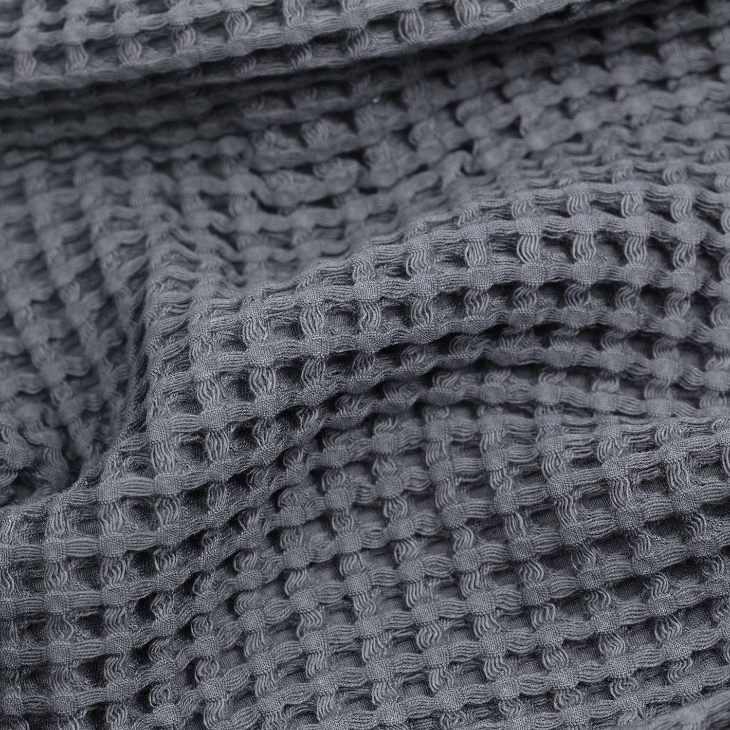 Brooklinen Set of 2 Waffle Bath Towels , 100% Turkish Cotton