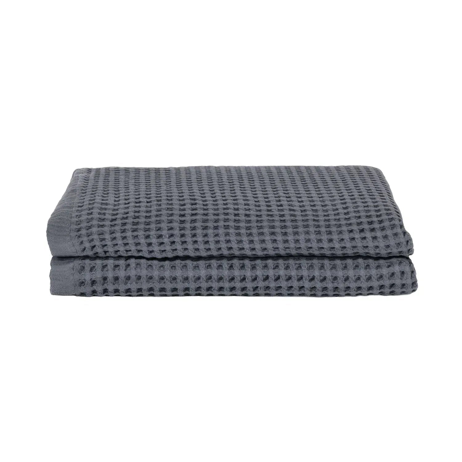 Brooklinen Set of 2 Waffle Bath Towels , 100% Turkish Cotton