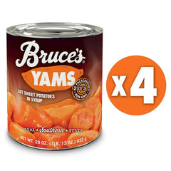 Bruce's Cut Yams, 29 oz., 4 pk. - USA MEGA SHOP