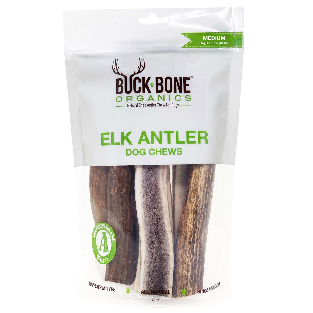 Buck Bone Organics Elk Antler Dog Chews