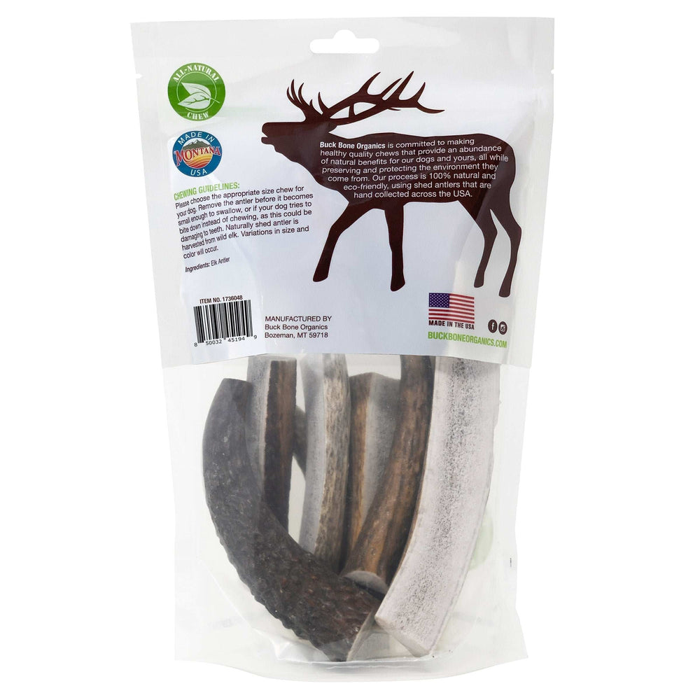 Buck Bone Organics Elk Antler Dog Chews