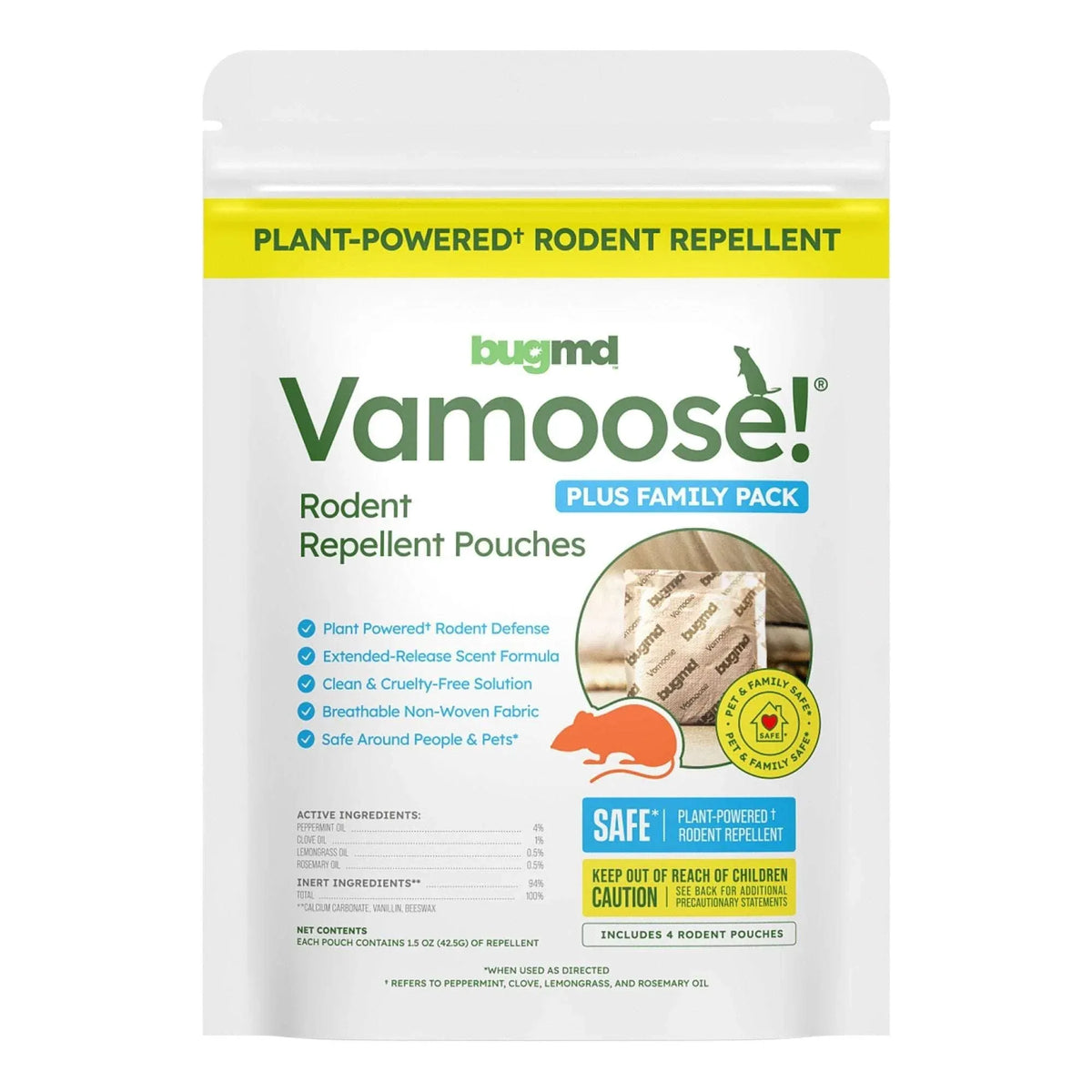 BugMD Vamoose Plus Rodent Repellent Pouches, 8-pack - USA MEGA SHOP