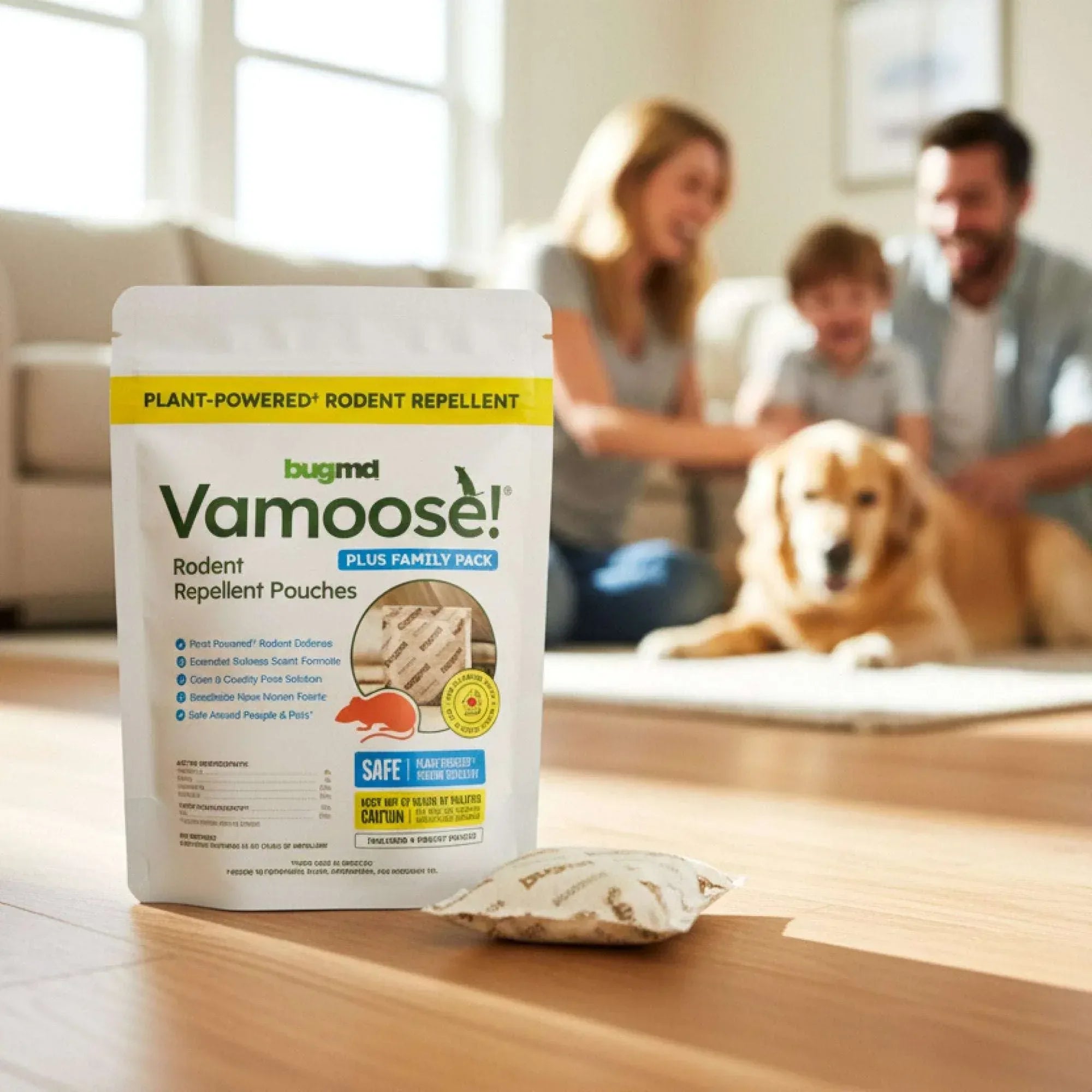 BugMD Vamoose Plus Rodent Repellent Pouches, 8-pack - USA MEGA SHOP