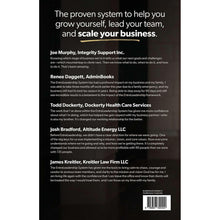 Hardcover book back cover with paragraph text, author quotes, and barcode
