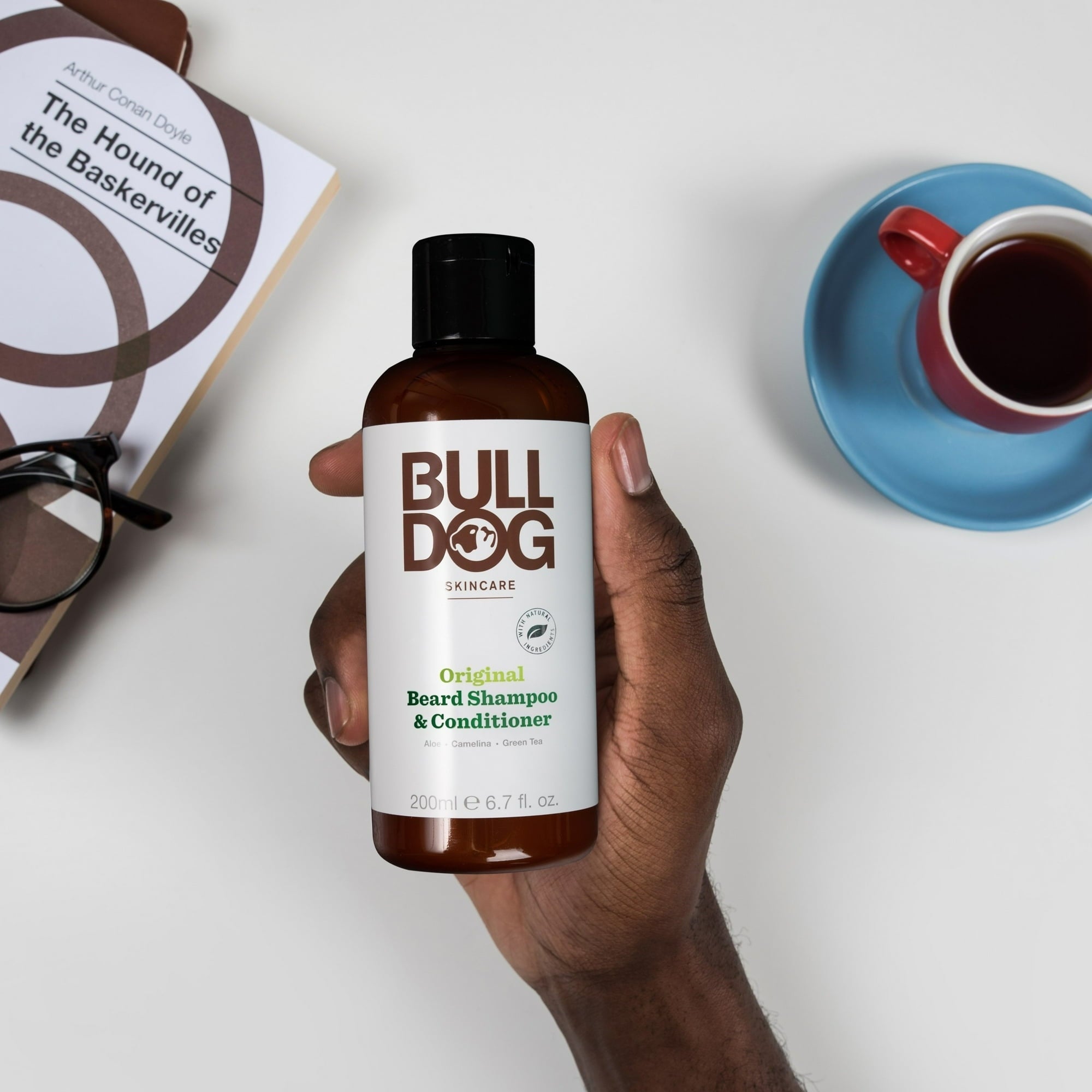 Bulldog Skincare for Men Original Beard Shampoo and Conditioner, 6.7 Oz