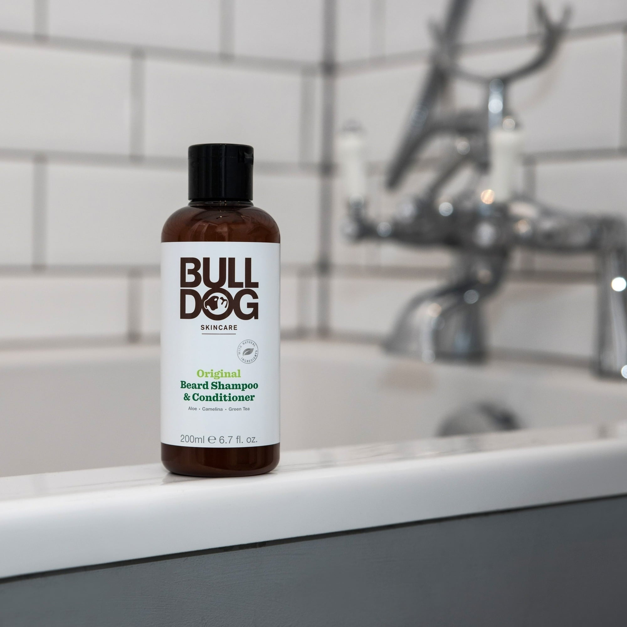 Bulldog Skincare for Men Original Beard Shampoo and Conditioner, 6.7 Oz