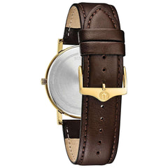 Bulova Classic Three Hand Leather Watch, 40mm