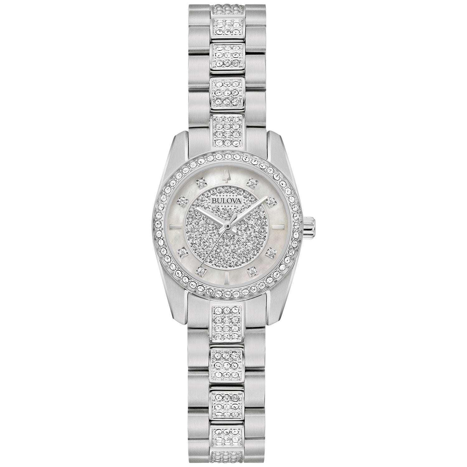 Bulova Ladies Dress Classic Crystal Collection-96L313 - USA MEGA SHOP