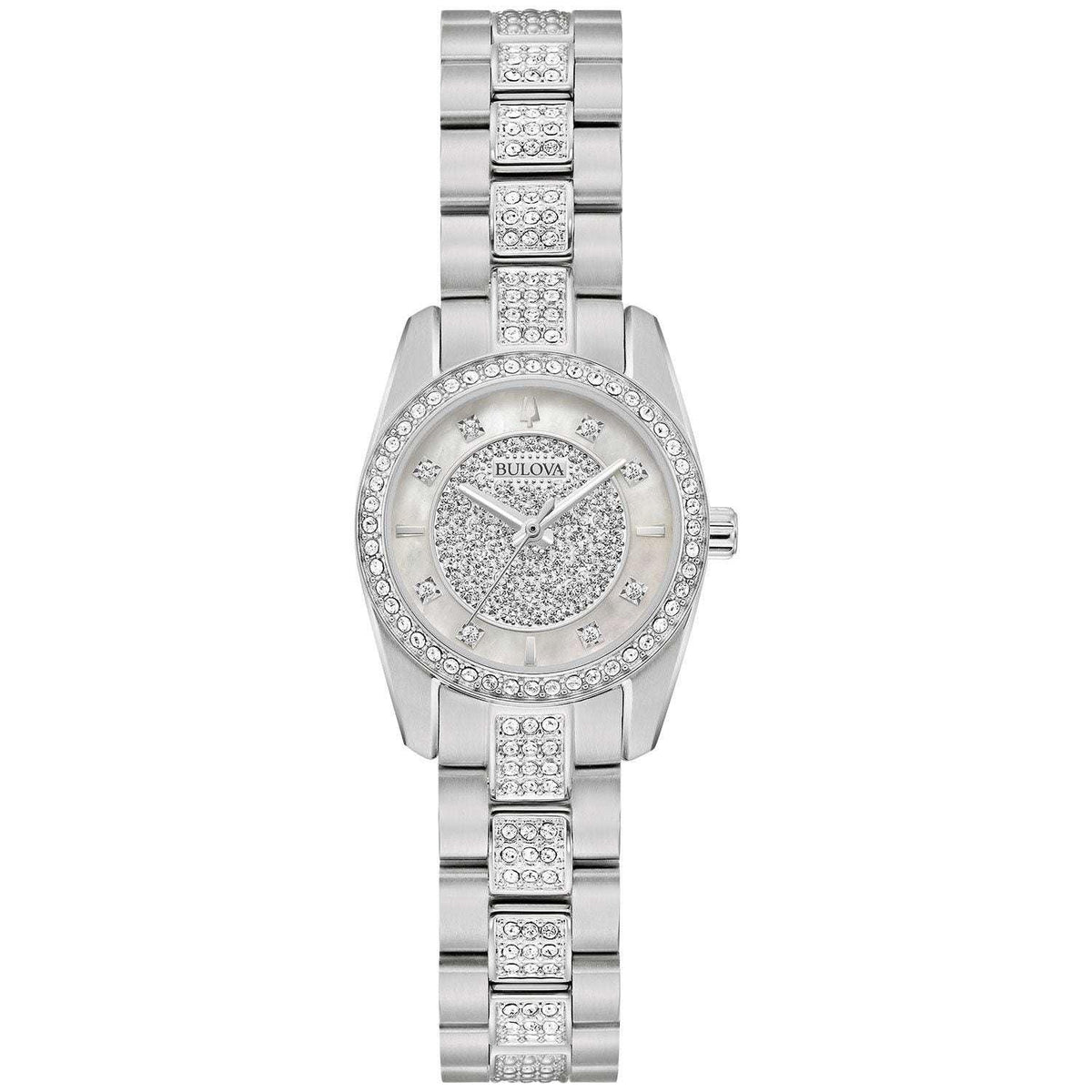 Bulova Ladies Dress Classic Crystal Collection-96L313 - USA MEGA SHOP