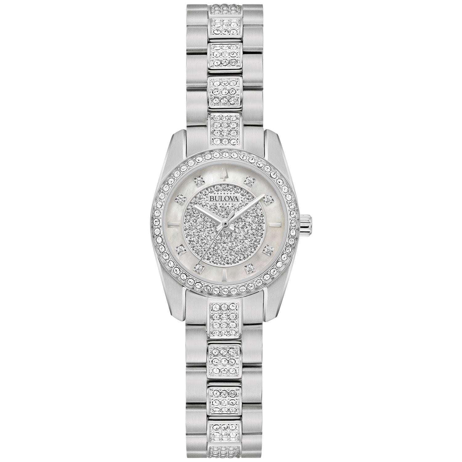 Bulova Ladies Dress Classic Crystal Collection-96L313