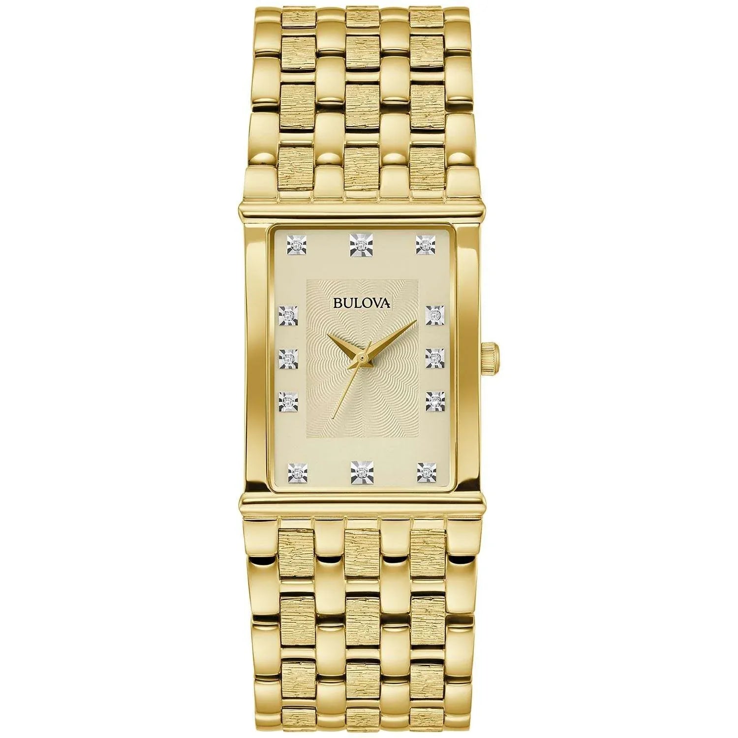 Bulova Modern Diamond Markers Bracelet Watch, 26mm - USA MEGA SHOP