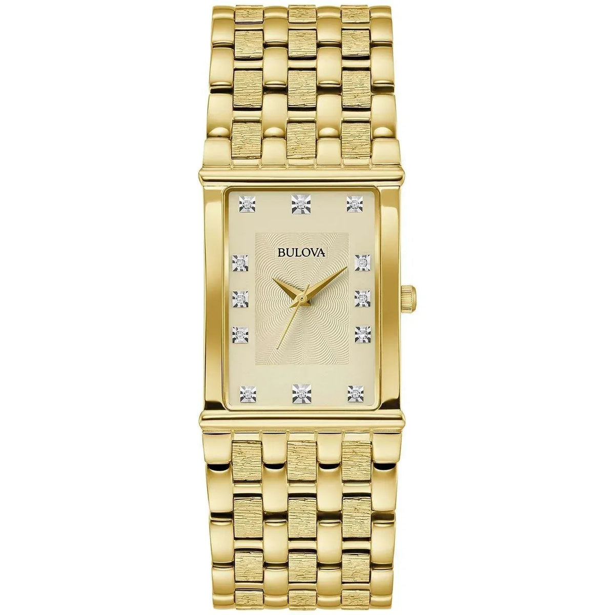 Bulova Modern Diamond Markers Bracelet Watch, 26mm
