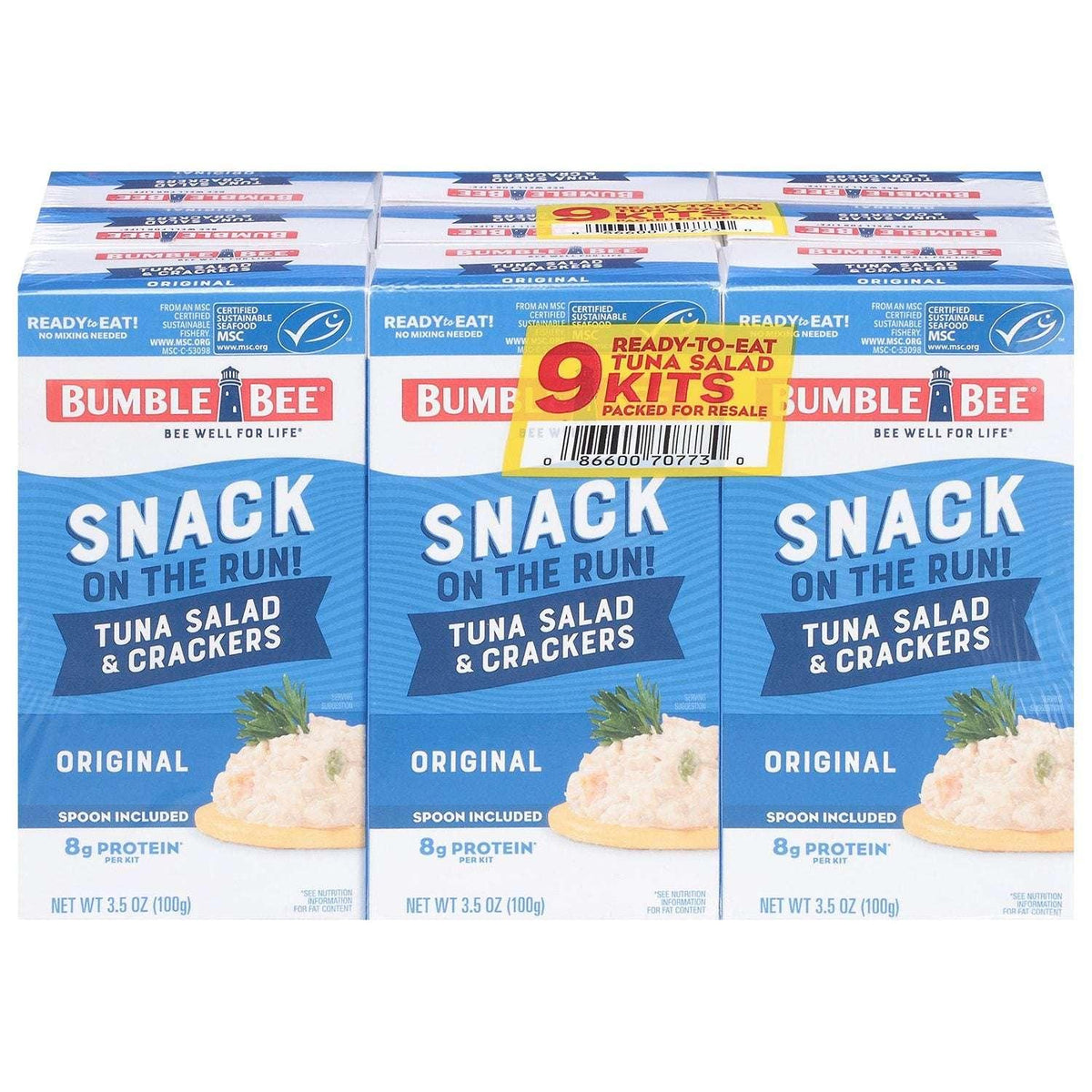 Bumble Bee Tuna Salad Snack On The Run Kit, 3.5 oz., 9 pk. - USA MEGA SHOP