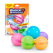 ZURU Bunch O Balloons 6 reusable water balloons, pink, blue, purple, green, orange
