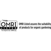 OMRI Listed seal on seed starting mix packaging