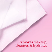 Stack of white micellar facial towelettes