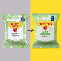 Burt's Bees Soothing Fragrance Free Facial Towelettes, 30 ct. Pack