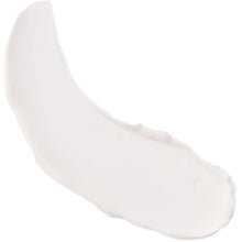 White belly butter lotion smear