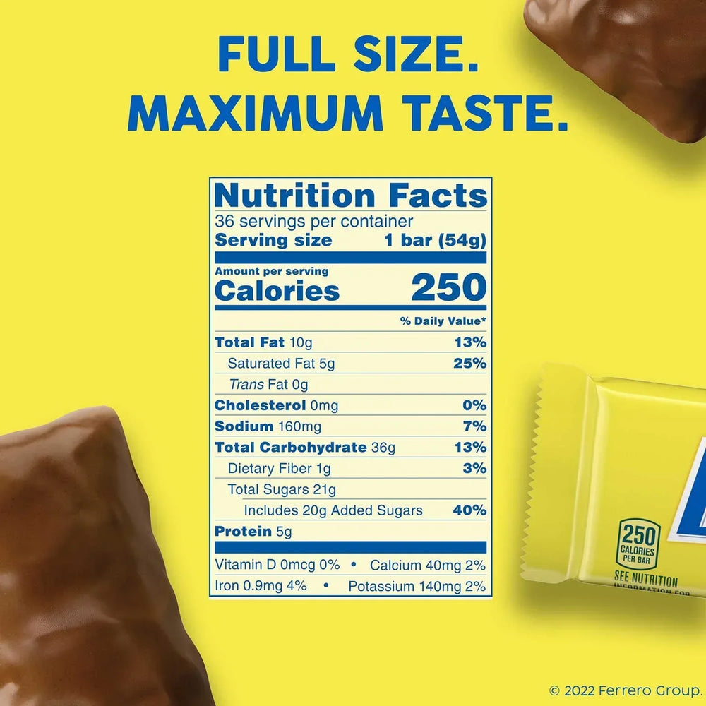 Butterfinger Candy Bars, Full Size, 1.9 oz., 36 pk. - USA MEGA SHOP