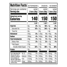Candy variety pack pouch nutrition facts panels with calories and nutrients info