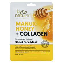 Manuka honey & collagen sheet face mask pouch