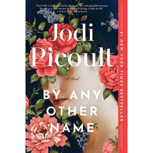 Paperback book with floral cover and large Jodi Picoult title text
