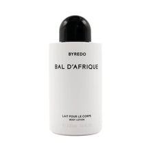 Byredo Bal d’Afrique body lotion bottle with black cap