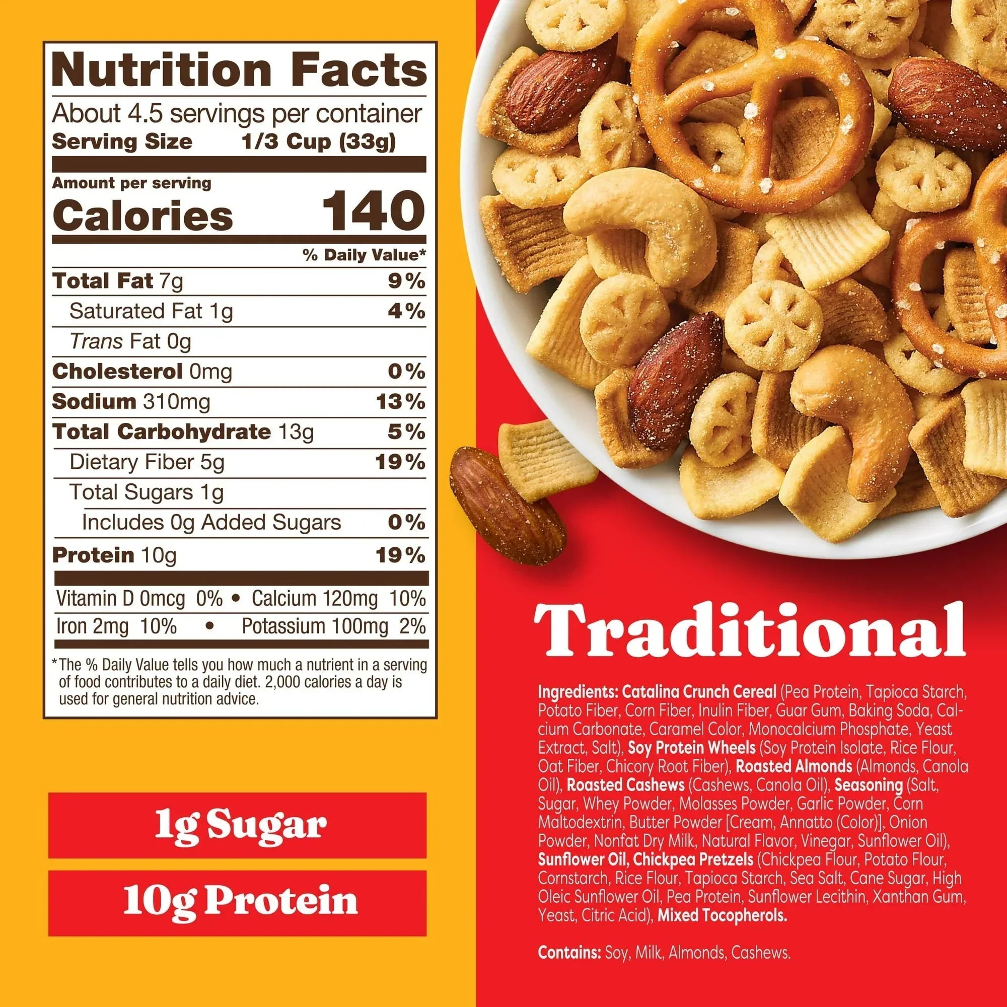 Catalina Crunch Protein Snack Mix, 5.25 oz