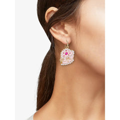 Way to Celebrate Valentine's Day Color Heart Cake Earrings, 1 Pair