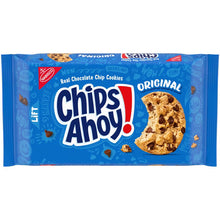 Chips Ahoy! cookie pack with Original chocolate chip cookie photo on blue wrapper