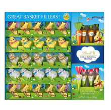 Lindt Easter novelty chocolate assortment in gold bunny themed gift box