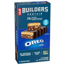 Oreo-flavored protein bars multipack box, 15 bars, gluten-free and no artificial sweeteners