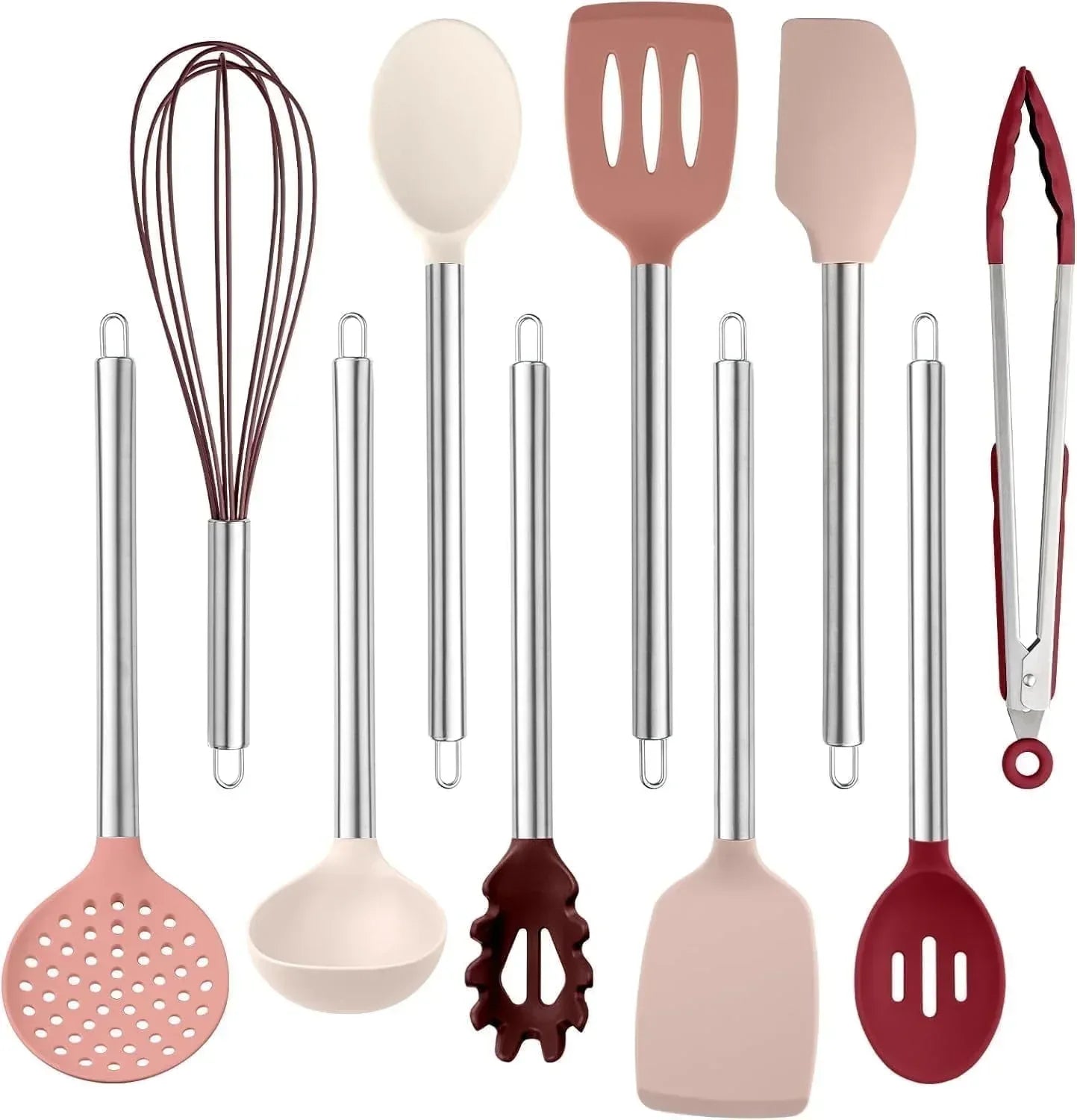 COOK WITH COLOR 10-Pc Cooking Utensils Set Kitchen Gadgets & Essentials, Black