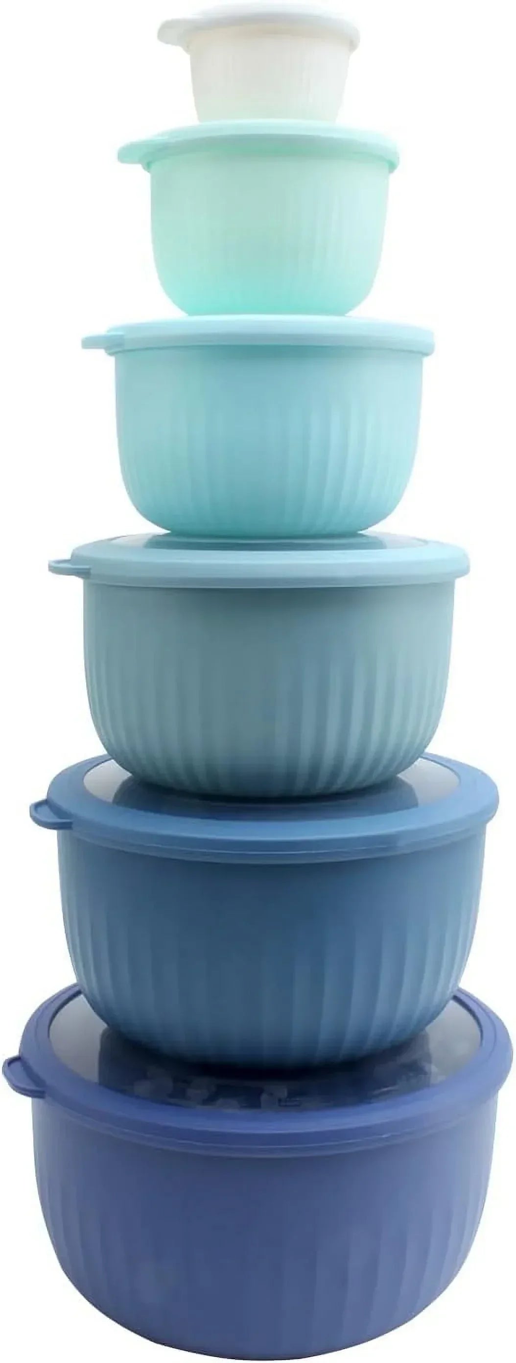 COOK WITH COLOR Meal Prep Containers Wide Mixing Bowls Food Storage Containers with Lids - USA MEGA SHOP