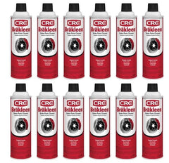 CRC Brakleen 1003706 Brake Cleaner Spray Non-Flammable, 19 oz, 12 Pack