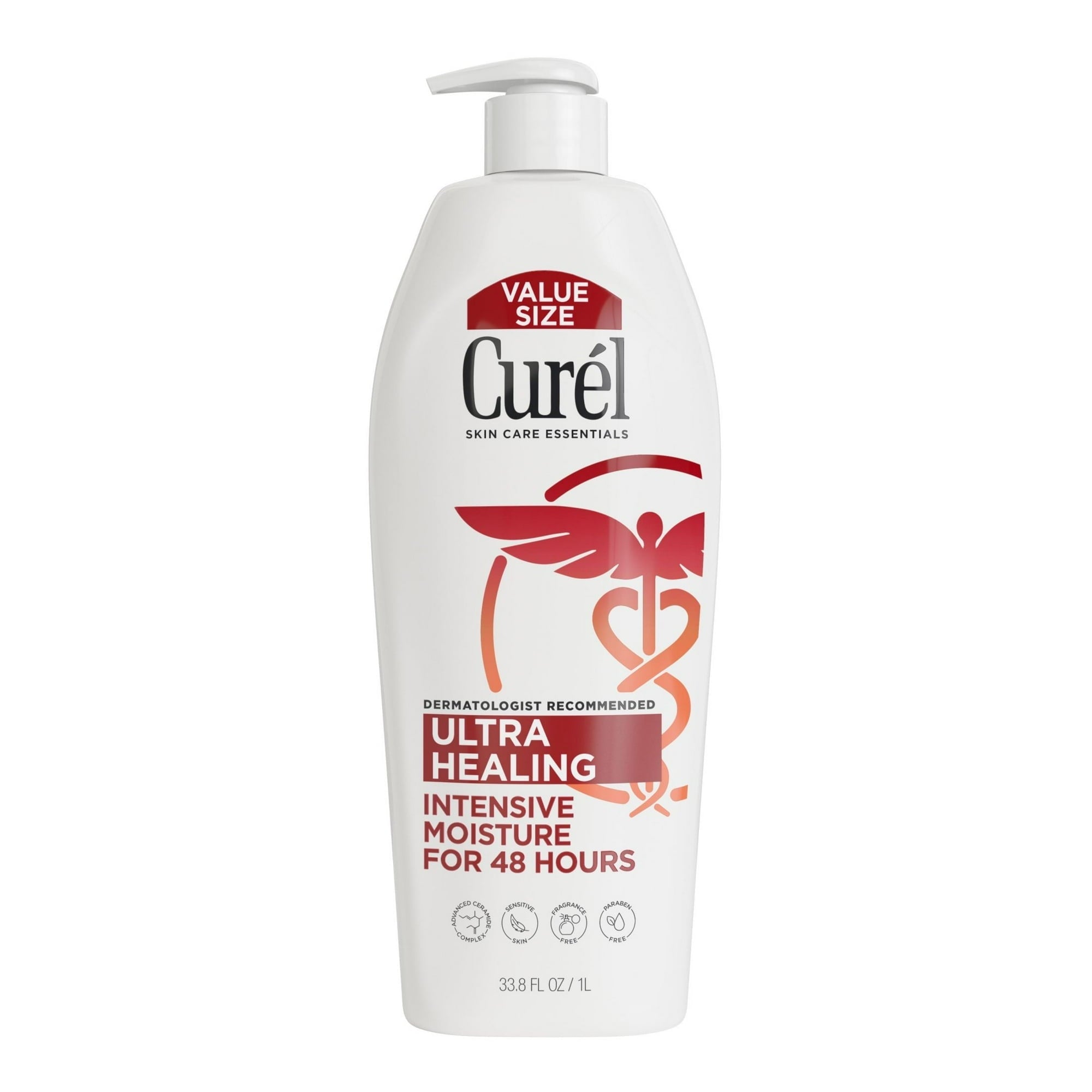 Curél Ultra Healing Intensive Fragrance-Free Lotion, Extra-Dry Sensitive Skin Moisturizer