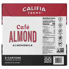 Califia Farms, Cafe Almond Milk, 32 oz, 6-count