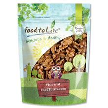 Food to Live raw California walnut pouch with logo and premium quality seal