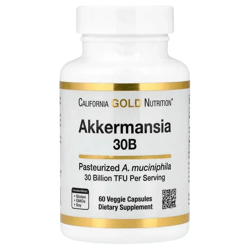 California Gold Nutrition, Akkermansia 30B, 60 Veggie Capsules